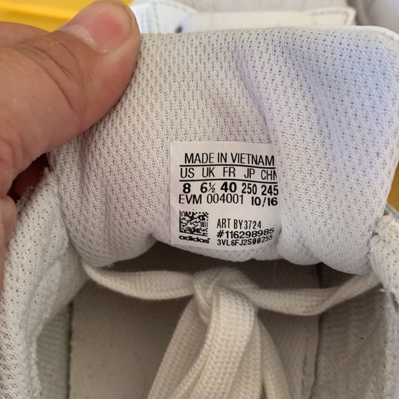 Womens Adidas Superstar Size 8.5 Sneakers Pink Stripes - Picture 6 of 6